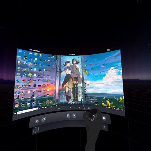 用VR设备操控电脑？