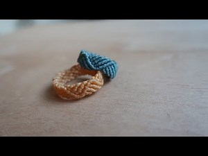 Anillo en macramé / Tutorial paso a paso