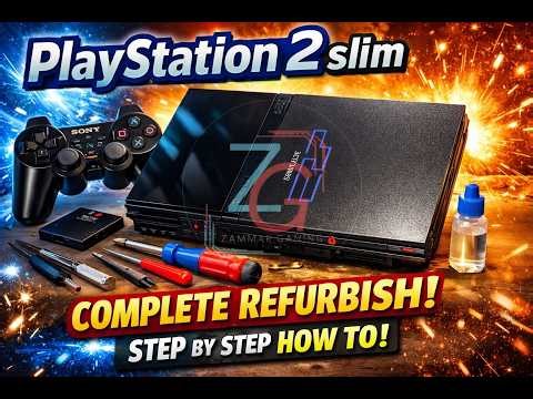 Restored a 20-Year-Old PS2 Slim to Factory Fresh Condition