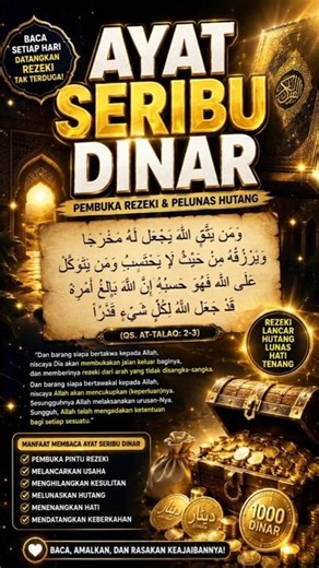AYAT SERIBU DINAR #alunanayat #dzikir #doaharian