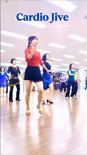 Cardio Jive Linedance # Easy Intermediate #자이브#라인댄스#홍쌤라인댄스#세종시라인댄스