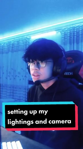 sry for being low quality I recorded this on my phone 😅 #fyp #fypシ #streamer #camera #lights #setup