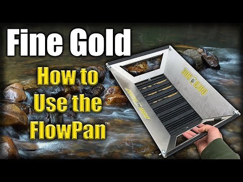 Panning Fine Gold with the FlowPan