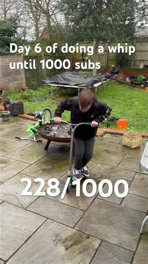 Day 6 of doing a whip until I get 1000 subs #scootering