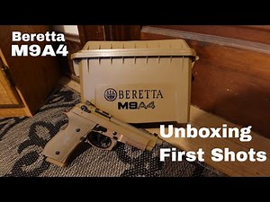Beretta m9a4 unboxing and first shots