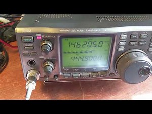 Icom IC-910H VHF/UHF Transceiver, Works Great
