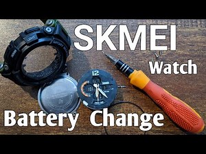 SKMEI Watch Battery Replacement 🔥 How to Change Battery 🔋