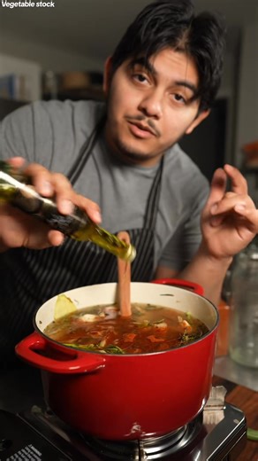 2.6K views · 67 reactions | Homemade vegetable stock. This will enhance flavor in dishes like risotto, soup and stews to a higher level! #vegetablestock #soup #broth | Cooking and food | Facebook