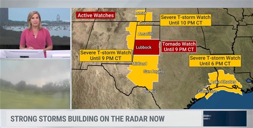 Multiple states are under severe weather watches Tuesday evening. Watch our coverage on air or stream for the latest updates: https://bit.ly/3UzM2rh | The Weather Channel