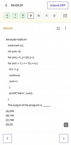 c#includevoid main () {    int sum = 0;    for (int j = 1;... | Filo