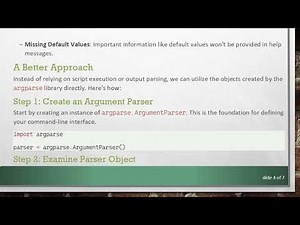 How to Programmatically Find Argparse Arguments in Python Scripts