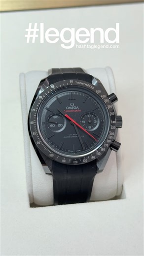 #legend on Instagram: "Inspired by the pioneering Apollo 8 mission to the dark side of the moon, @omega launches the next evolution of its Speedmaster Dark and Grey Side of the Moon collection. The new series features seven models with advanced ceramic craftsmanship and sleeker, slimmer case designs. A masterful tribute to space exploration and horological innovation. @omega 延續太陽神8號任務的開拓精神，推出全新超霸 Dark and Grey Side of the Moon 系列 。新作歷經四年鑽研，呈現更精進的陶瓷工藝與纖薄錶殼 。焦點之作是向太陽神8號致敬的款式，其機芯上以鐳射蝕刻技術呈現月球表面，極具巧思