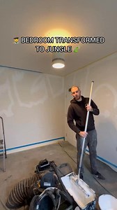 Transforming an entire bedroom with a wrap around Jungle Mural. #muralartist #mural #muralart #artist #wallmural #wallart #homedecor | The Mural Company