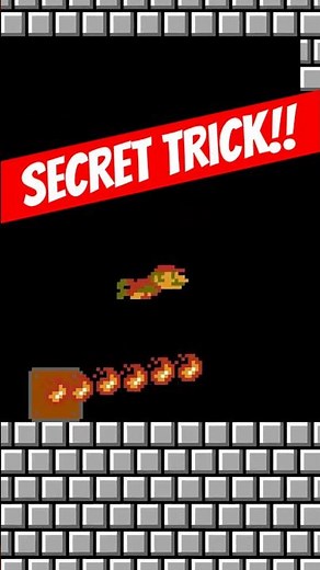 Ultimate World 1-4 SPEEDRUN trick in Super Mario Bros. (NES)!!