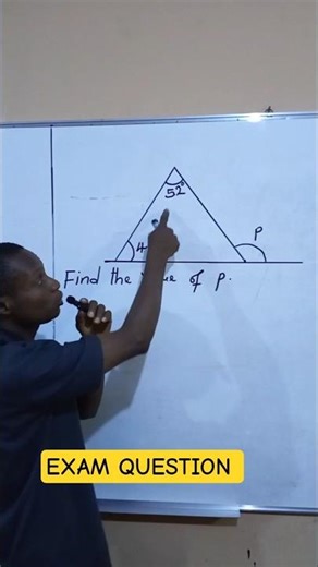 SHORT CUT FOR ANGLES IN A TRIANGLE#maths#education#exam#math