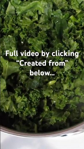 Pan Cooked FRESH KALE in 10 Minutes 😋 Healthy & Delicious 😍 #food #cooking #vegetables #easy #recipe