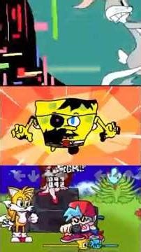 FNF Chasing but Tails vs Spongebob- FNF Mod #fnf #spongebob