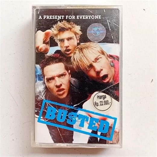 Busted A Present for Everyone (2003) Original Universal Island Indonesia Cassette Tape