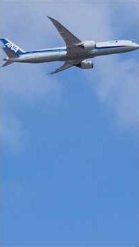 #福岡市 #福岡空港 #全日空 福岡市街地上空を飛ぶANA B787-9