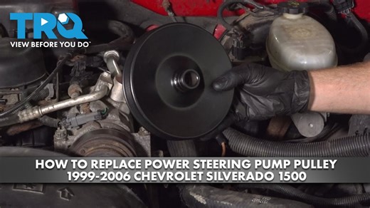 How to Replace Power Steering Pump Pulley 1999-2006 Chevrolet Silverado 1500