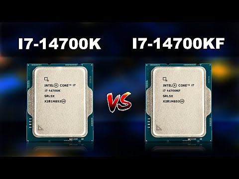 Intel Core i7-14700K vs i7-14700KF What is the update? | intel | Gaming Cpu