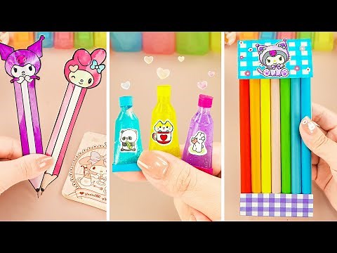 16 DIY Miniature Crafts Idea / Easy Craft Ideas / school hacks / mini craft how to make / craft