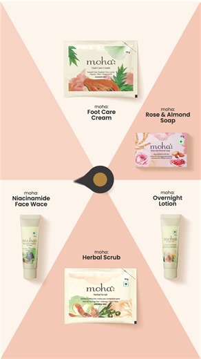 The biggest Freebie Loot is ON! Get 4–6 gifts with your Moha order. No code needed. Your skin will thank you. Hurry! 🎁✨ | moha: