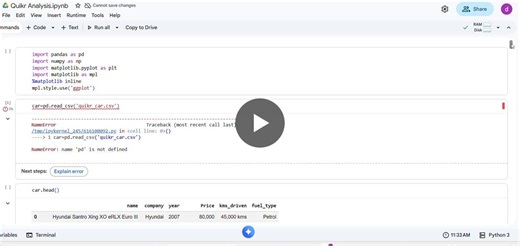 #machinelearning #regression #randomforest #datascience #python #studentproject #ai #portfolioproject | daanish ahmed