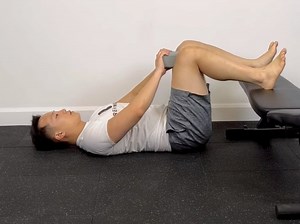 Internal Rotation Hip Bridge — Rehab Hero
