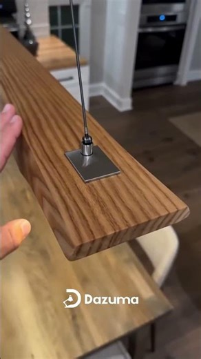 DZ4YGTH02 Unique Wood Pendant Light｜Modern Rustic LED Ceiling Lighting