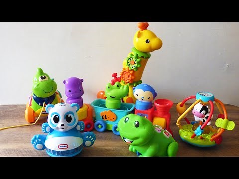 Musical animal toys for babies. Fisher price, Vtech, Little tikes, Chicco