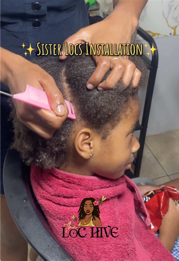 Sister Locs Installation for Kids: A Gentle Approach