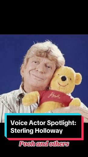 Voice Actor Spotlight: Sterling Holloway #fyp #voiceactor #disney #pooh #cheshirecat #kaa #sterlingholloway