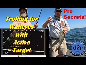 Trolling for Walleyes Using Active Target 2 with Joe and Darrin