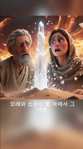 창세기 19장 - 소금 기둥이 된 롯의 아내【塩の柱となったロトの妻】#롯의아내 #소금기둥 #ロトの妻 #塩の柱 #振り返るな