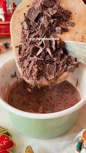 Bringing a little Christmas magic to my kitchen today ❄️💫A Nutcracker-inspired hot chocolate for the perfect holiday celebration because this season is all about slowing down and soaking in the joy❤️And if you want to experience the magic for real, don’t miss The Nutcracker on Ice at the Nita Mukesh Ambani Cultural Centre🌸 Go book your tickets now 💫 Ingredients: 1 1/2 cups milk 1/4 cup sugar 1/4 cup cocoa powder pinch of sea salt 1/4 tsp cinnamon powder 1 cup dark chocolate Method- 1. Set a s