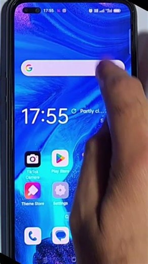 oppo mobile swipe down on home screen ।oppo mobile me swipe down on home screen set/use kaise kare