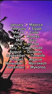 This is where you're going on holiday next year ✈️