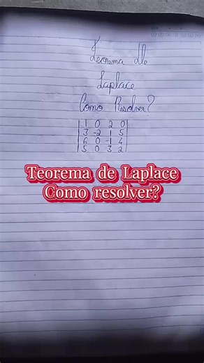 Teorema de Laplace: Cómo resolver problemas