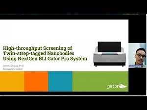 High-throughput screening of Twin-Strep-tagged nanobodies using NextGen BLI Gator Pro System