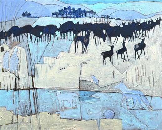 Artist Giclée Print Made to Order From My Original Painting Titled, Pandemic Winter - Etsy