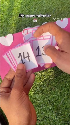 How to make paper calendar