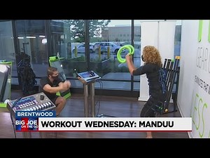 Manduu fitness suits you up for a tough, 15-minute workout session