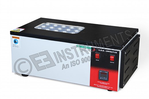 eieC.O.D. DIGESTION APPARATUS WITH GLASSWARE