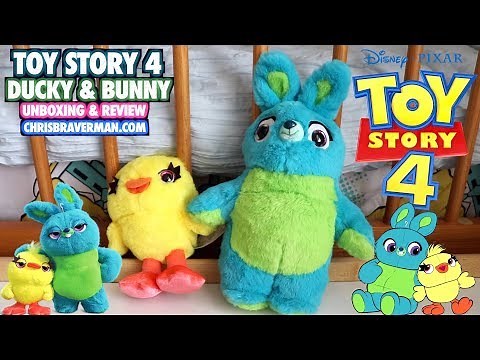 Disney's Toy Story 4 - Ducky & Bunny (Talking Plush) : Unboxing & Review