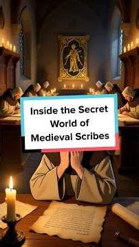 Inside the Secret World of Medieval Scribes #history #historyfacts #facts