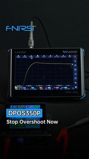 FNIRSI DPOS350P Oscilloscope SA SFA DDS | How To Test Power-on Overshoot?