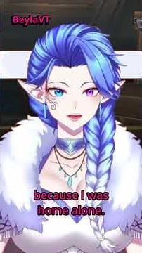 MY FIRST TIME HOME ALONE WENT PRETTY GREAT 👍 #envtuber #shorts #vtuber #memories #trauma #storytime