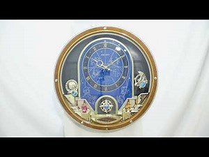 Seiko "Melodies in Motion" (QXM137BRH) Musical Wall Clock
