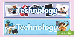 Technology Display Banner